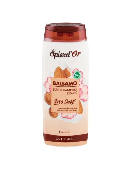 splend'or balsamo per capelli 300ml - nutriente latte di mandorla e karite: tuttocasashop.live: igiene e cura della persona