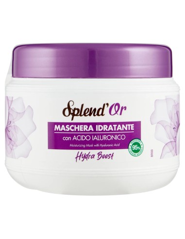 splend'or maschera per capelli 500ml idratante acido ialuronico hydra boost: tuttocasashop.live: igiene e cura della persona