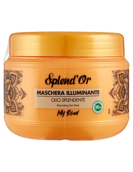 splend'or maschera per capelli 500ml - illuminante olio splendente my ritual: tuttocasashop.live: igiene e cura della persona