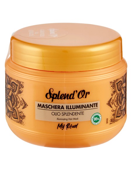 splend'or maschera per capelli 500ml - illuminante olio splendente my ritual: tuttocasashop.live: igiene e cura della persona
