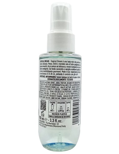 giardino dei sensi acqua corpo profumata - 100ml - tropical dream: tuttocasashop.live: igiene e cura della persona