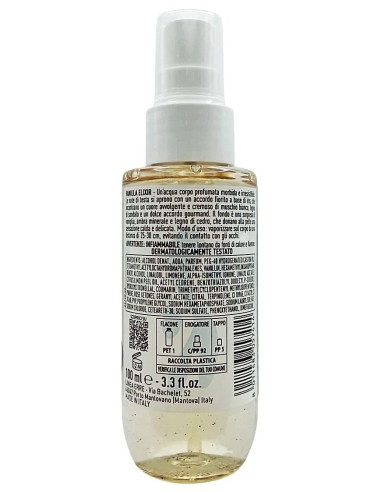 giardino dei sensi acqua corpo profumata - 100ml - vanilla elixir: tuttocasashop.live: igiene e cura della persona