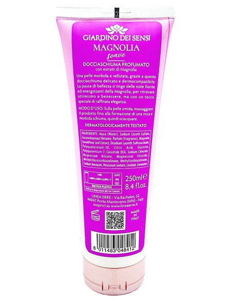 giardino dei sensi docciaschiuma 250ml - profumato - magnolia: tuttocasashop.live: igiene e cura della persona