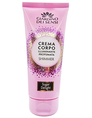 giardino dei sensi crema corpo illuminante shimmer - 200ml - sugar delight: tuttocasashop.live: igiene e cura della persona