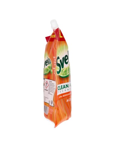 svelto detersivo per piatti - ecoricarica 1700ml - aceto: tuttocasashop.live: pulizia e cura della casa