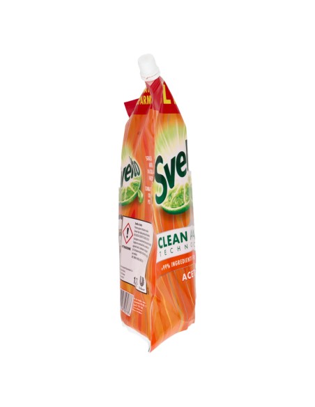 svelto detersivo per piatti - ecoricarica 1700ml - aceto: tuttocasashop.live: pulizia e cura della casa