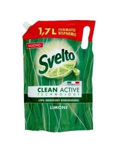 svelto detersivo per piatti - ecoricarica 1700ml - limone: tuttocasashop.live: pulizia e cura della casa