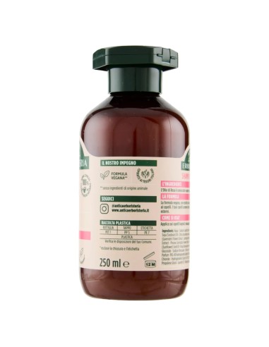 antica erboristeria shampoo 250ml - rosa - nutriente - capelli secchi: tuttocasashop.live: igiene e cura della persona