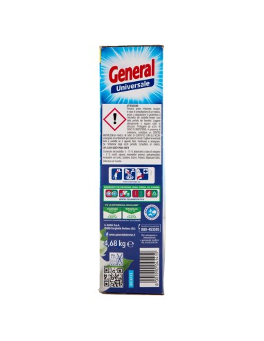 general detersivo lavatrice in polvere 104 misurini 4.68kg - 5in1 universale: tuttocasashop.live: prodotti per bucato e tessuti