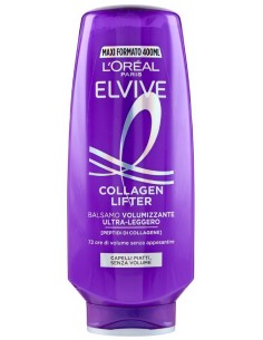 elvive l'oreal balsamo 400ml - collagen +lifter - volumizzante: tuttocasashop.live: igiene e cura della persona