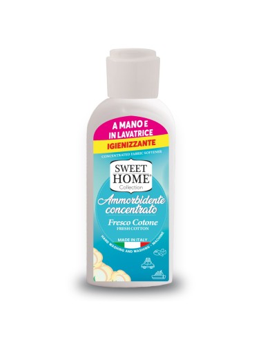sweethome ammorbidente concentrato formato viaggio - 105ml - fresco cotone: tuttocasashop.live: prodotti per bucato e tessuti