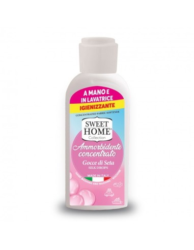 sweethome ammorbidente concentrato formato viaggio - 105ml - gocce di seta: tuttocasashop.live: prodotti per bucato e tessuti