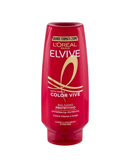 elvive l'oreal balsamo 250ml - color vive - capelli colorati o meches: tuttocasashop.live: igiene e cura della persona
