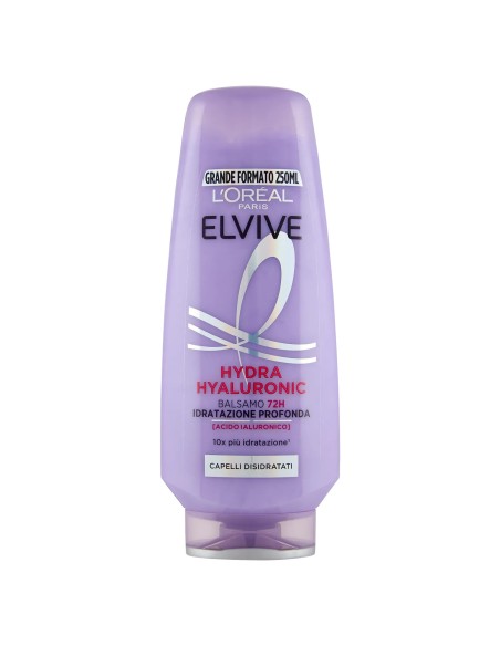 elvive l'oreal balsamo 250ml - hydra hyaluronic - capelli disidratati: tuttocasashop.live: igiene e cura della persona
