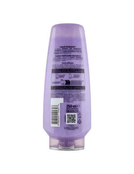 elvive l'oreal balsamo 250ml - hydra hyaluronic - capelli disidratati: tuttocasashop.live: igiene e cura della persona