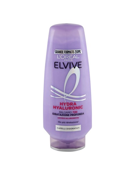 elvive l'oreal balsamo 250ml - hydra hyaluronic - capelli disidratati: tuttocasashop.live: igiene e cura della persona