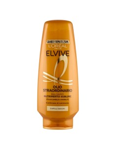elvive l'oreal balsamo 250ml - olio straordinario - capelli secchi: tuttocasashop.live: igiene e cura della persona