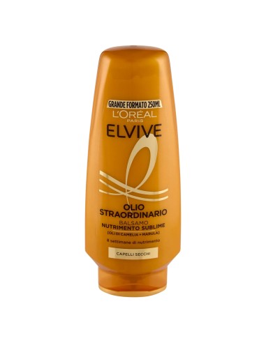 elvive l'oreal balsamo 250ml - olio straordinario - capelli secchi: tuttocasashop.live: igiene e cura della persona