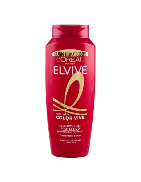 elvive l'oreal shampoo e balsamo 2in1 - 300ml - color vive - colorati meches: tuttocasashop.live: igiene e cura della persona