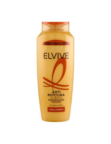 elvive l'oreal shampoo 300ml - anti rottura rigenerante - capelli sfibrati: tuttocasashop.live: igiene e cura della persona
