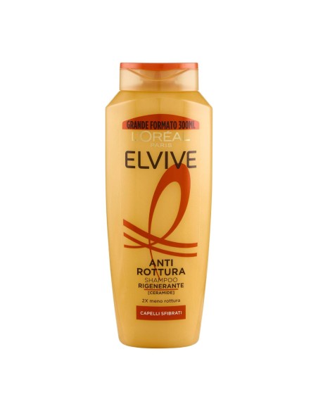 elvive l'oreal shampoo 300ml - anti rottura rigenerante - capelli sfibrati: tuttocasashop.live: igiene e cura della persona