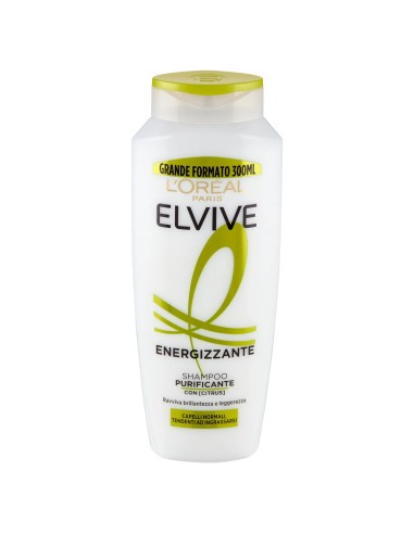 elvive l'oreal shampoo 300ml - energizzante purificante citrus - grassi: tuttocasashop.live: igiene e cura della persona