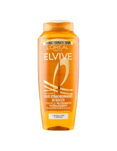 elvive l'oreal shampoo 300ml - olio straordinario di cocco - fini secchi: tuttocasashop.live: igiene e cura della persona