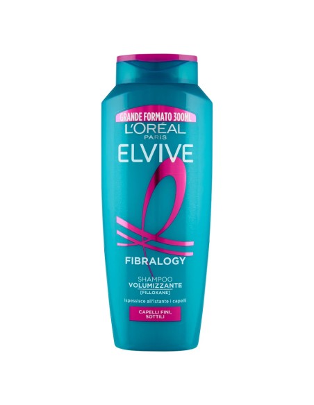 elvive l'oreal shampoo 300ml - fibralogy - shampoo volumizzante: tuttocasashop.live: igiene e cura della persona