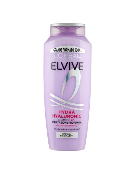 elvive l'oreal shampoo 300ml - hydra hyaluronic - idratazione profonda: tuttocasashop.live: igiene e cura della persona