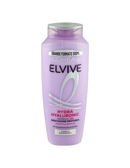 elvive l'oreal shampoo 300ml - hydra hyaluronic - idratazione profonda: tuttocasashop.live: igiene e cura della persona