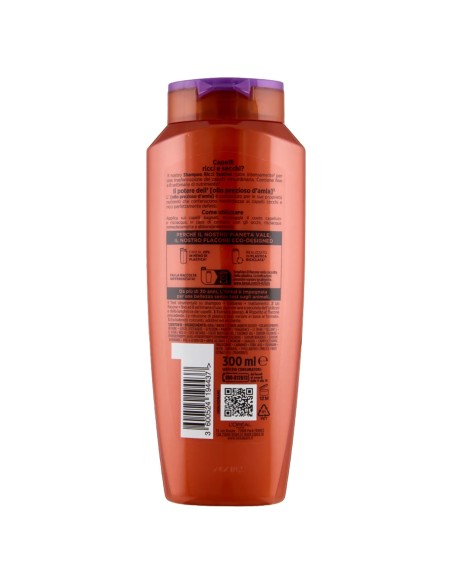 elvive l'oreal shampoo 300ml - olio straordinario d'amla - ricci secchi: tuttocasashop.live: igiene e cura della persona