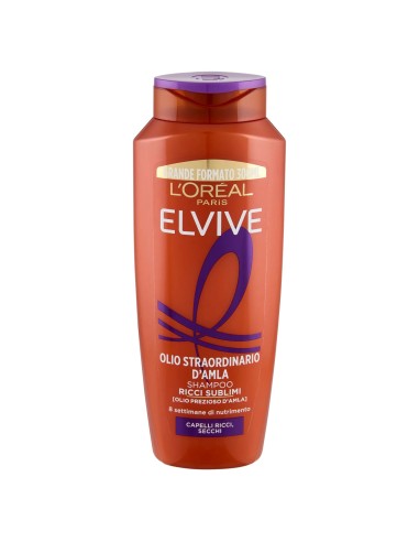 elvive l'oreal shampoo 300ml - olio straordinario d'amla - ricci secchi: tuttocasashop.live: igiene e cura della persona