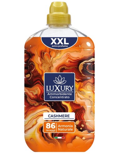luxury ammorborbidente concentrato - 1800ml 86 lavaggi - cashmere: tuttocasashop.live: prodotti per bucato e tessuti
