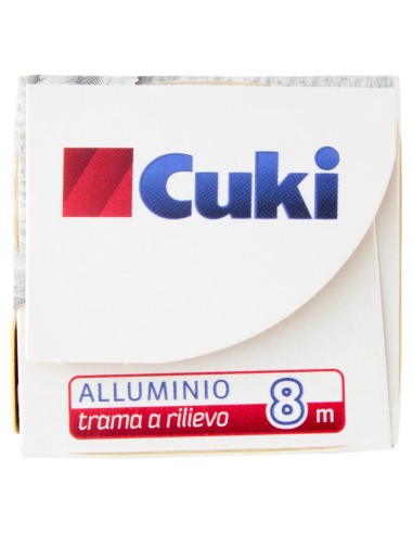 cuki alluminio per alimenti doppia forza - 8 metri - trama a rilievo: tuttocasashop.live: carta & monouso
