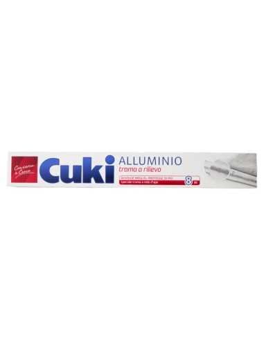 cuki alluminio per alimenti doppia forza - 8 metri - trama a rilievo: tuttocasashop.live: carta & monouso