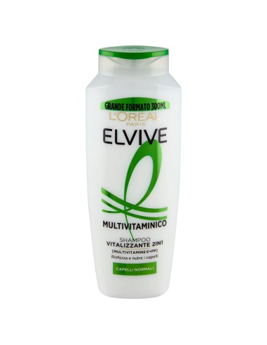 elvive l'oreal shampoo 300ml - multivitaminico volumizzante 2in1: tuttocasashop.live: igiene e cura della persona