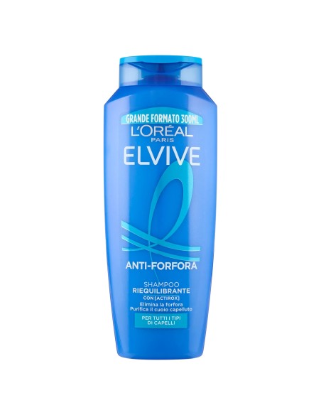elvive l'oreal shampoo 300ml - anti-forfora riequilibrante: tuttocasashop.live: igiene e cura della persona