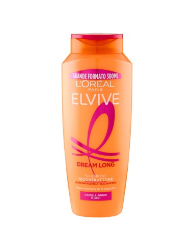 elvive l'oreal shampoo 300ml - dream long ricostruttore - capelli lunghi: tuttocasashop.live: igiene e cura della persona