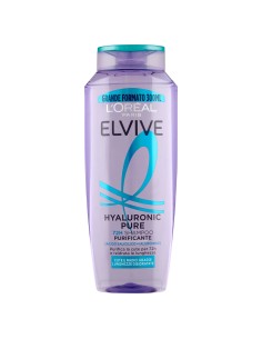 elvive l'oreal shampoo 300ml - hyaloronic pure - 72h purificante - grassi: tuttocasashop.live: igiene e cura della persona