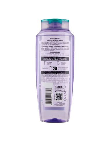 elvive l'oreal shampoo 300ml - hyaloronic pure - 72h purificante - grassi: tuttocasashop.live: igiene e cura della persona