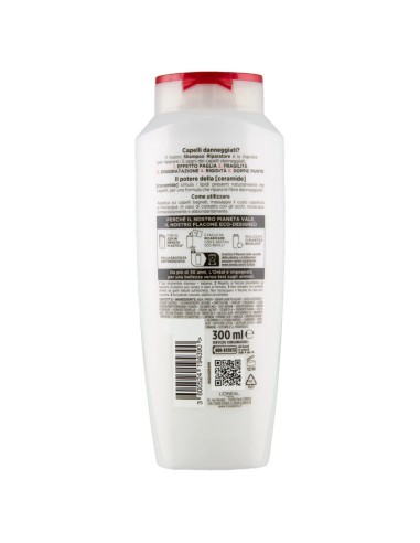 elvive l'oreal shampoo 300ml - total repair 5 riparatore capelli danneggiati: tuttocasashop.live: igiene e cura della persona