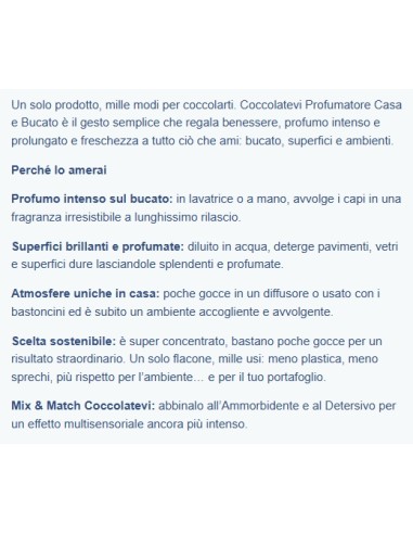 coccolatevi profumatore per bucato - 250ml - bianco latte: tuttocasashop.live: prodotti per bucato e tessuti