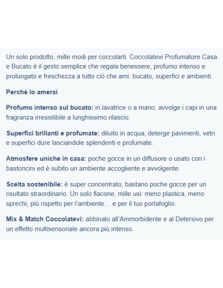 coccolatevi profumatore per bucato - 250ml - bianco latte: tuttocasashop.live: prodotti per bucato e tessuti