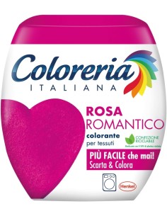 coloreria italiana colorante per tessuti - rosa romantico: tuttocasashop.live: prodotti per bucato e tessuti