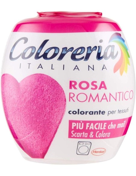 coloreria italiana colorante per tessuti - rosa romantico: tuttocasashop.live: prodotti per bucato e tessuti