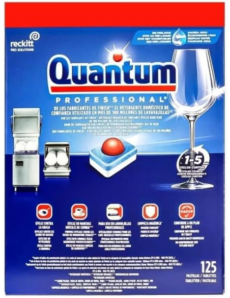 finish quantum professional - 125 tabs per lavastoviglie: tuttocasashop.live: pulizia e cura della casa