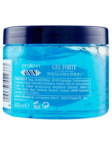 prokrin gel per capelli forte - 500ml - tenuta lunga durata: tuttocasashop.live: igiene e cura della persona
