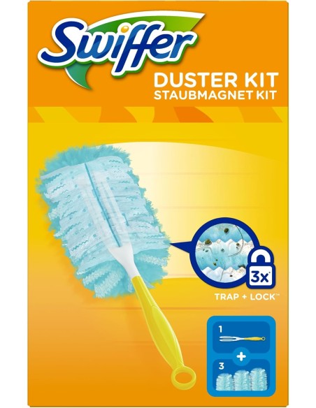 swiffer duster kit piuimino - 1 manico - 3 ricambi - 3x capture: tuttocasashop.live: pulizia e cura della casa