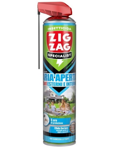 zig zag specialist aria aperta - 600ml - 2in1 esterni e interni - 8 ore: tuttocasashop.live: pulizia e cura della casa
