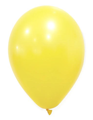 12 palloncini gonfiabili - 19x30cm - giallo - party - feste: tuttocasashop.live: carta & monouso